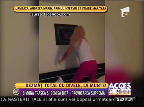 Simona Traşcă şi Denisa Biţă, podul din picioare