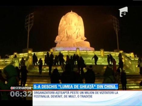"Festivalul gheţii", din oraşul chinez Harbin, şi-a deschis porţile