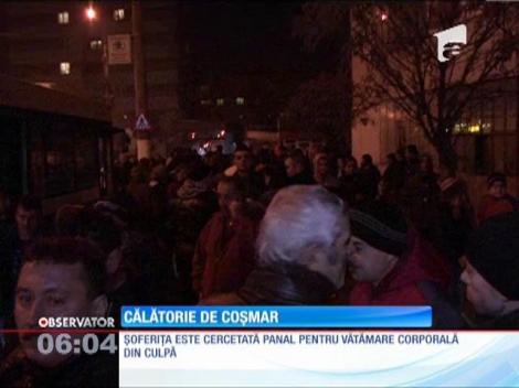 Târgu Jiu: O soferiţă a patruns pe contrasens şi s-a iybit în plin de un autobuz