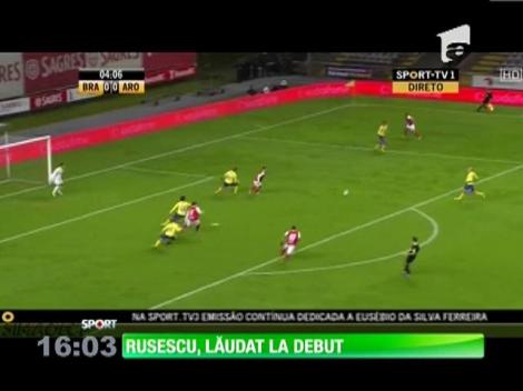 Rusescu putea debuta cu un gol spectaculos pentru Braga! Fostul stelist, lăudat după primul meci în Portugalia