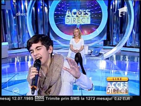 Omar Arnaout a cântat și a mai încântat o dată, la Acces Direct!