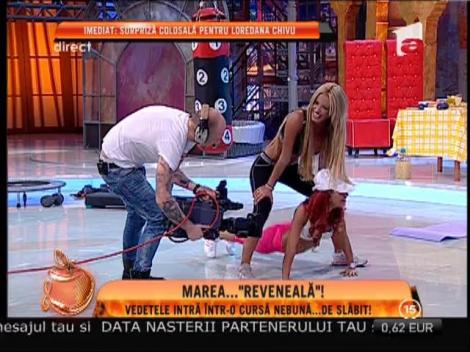 Ana Maria Mocanu şi Loredana Chivu au inventat un nou stil de flotări! Poţi să faci ca ele?