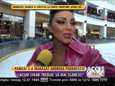 Panică pe catwalk! Manechinul Andreea Podărescu s-a îngrășat!