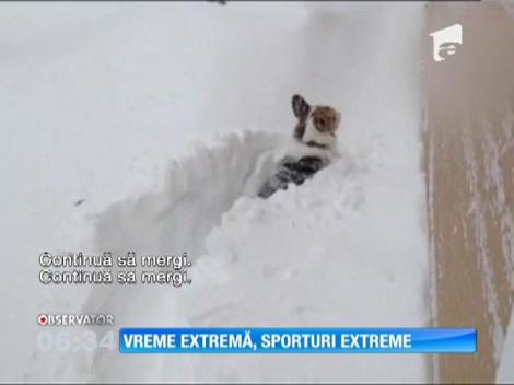 Sport extrem pe vreme extremă, in Marea Britanie