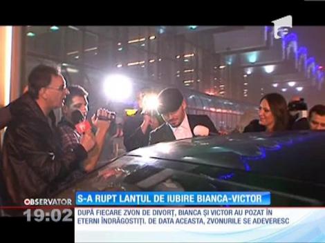 Bianca Drăguşanu a părăsit domiciliul conjugal! Victor nu renunță la divorț!