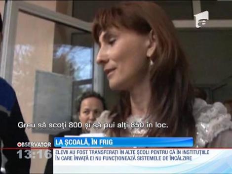 Aproape o mie de elevi de la şase unităţi de învăţământ din Târgovişte, lăsaţi în frig