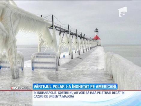 Vârtejul polar a îngheţat jumătate din teritoriul Statelor Unite