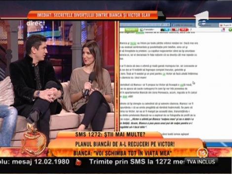 Planul Biancai de a-l recuceri pe Victor Slav!