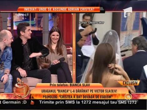 Bianca: "Victor este mult prea bun pentru mine"