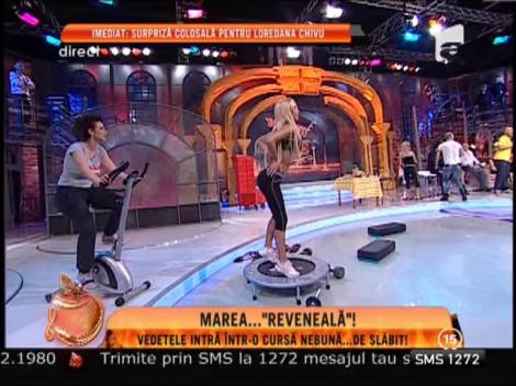 Loredana Chivu sare nebunatic pe trambulină