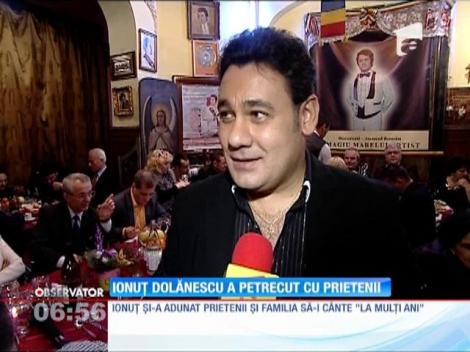 Ionuţ Dolănescu a petrecut cu prietenii