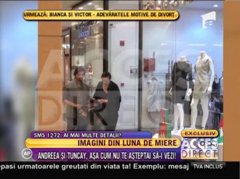 Imagini din lună de miere a Andreei Marin cu Tuncay!
