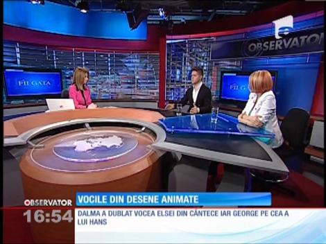 Desene animate | Dalma Kovacs și Jorge, două voci din "Regatul de gheaţă"!
