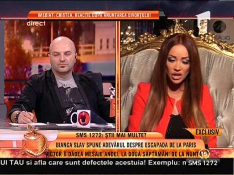 Bianca: "Victor îi dădea mesaje Andei, la două săptămâni de la nuntă"