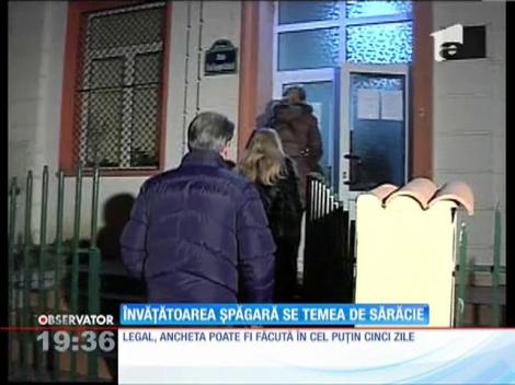 Învăţătoarea spagara se teme de saracie