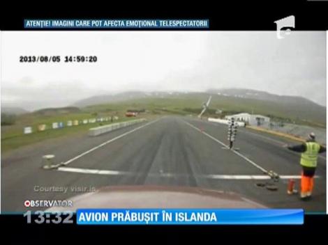 Avion prăbuşit în Islanda