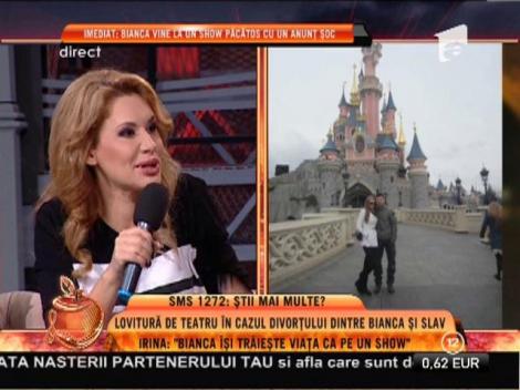 Pronosticul Irinei Cordoneanu: "Divorţul Biancăi va dura mult"