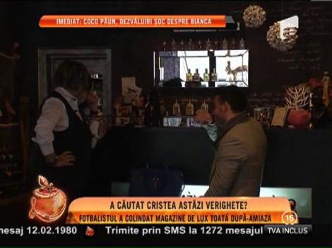 Adi Cristea, zi liniştită la cumpărături