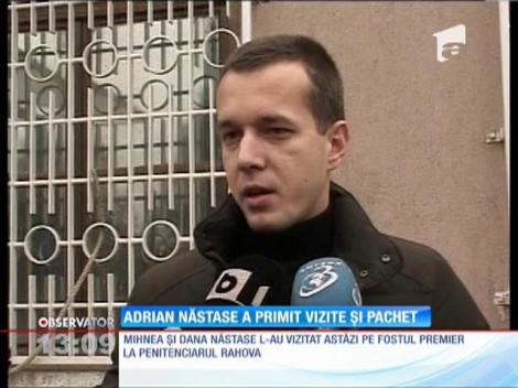 Adrian Năstase a primit prima vizită