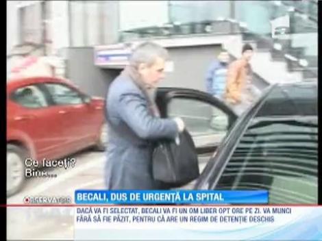 Gigi Becali a fost dus de urgenţă la spital!