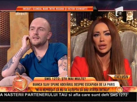 Bianca: "Bănuiesc că ne vom despărţi la un notar"
