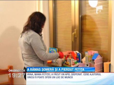 Românca separată de copilul de 4 ani, în Italia, face un apel disperat