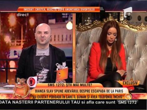 Bianca: "Au existat perioade în care îl sunam pe Victor şi avea telefonul închis"