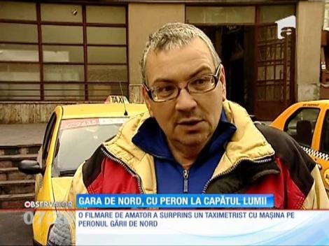 Taximetristul care a dus o femeie bolnavă până pe peronul gării, chemat la poliţie