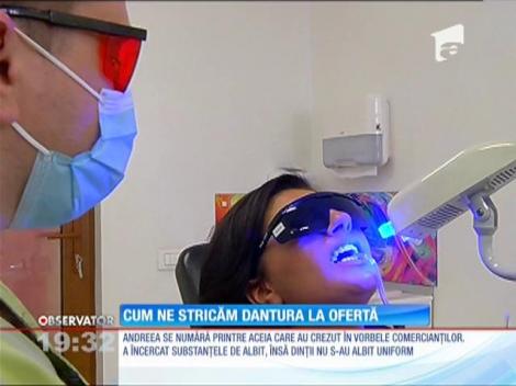 Aţentie la  soluţiile miraculoase de albit dantura de pe internet