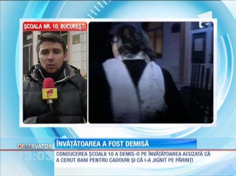 Învăţătoarea de la Şcoala 10 a fost demisă
