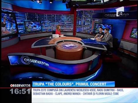 Trupa "The Colours", primul concert