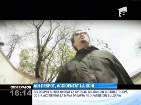 Adrian Despot, accidentat la schi în Bulgaria
