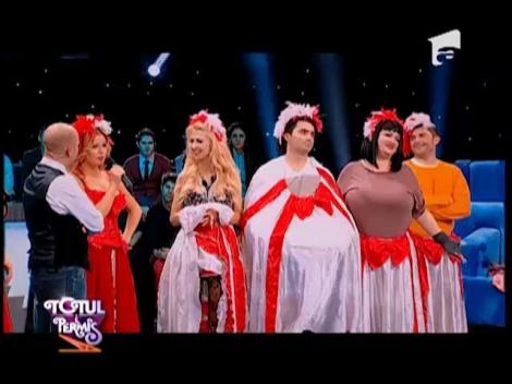 Proba "Copy dance" este câştigată de echipa 2