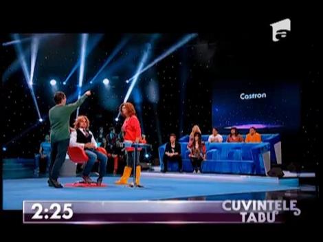 Echipa 2, proba "Cuvintele tabu"