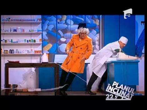 Partea II - Echipa 2, proba "Planul înclinat" - Farmacista de ocazie