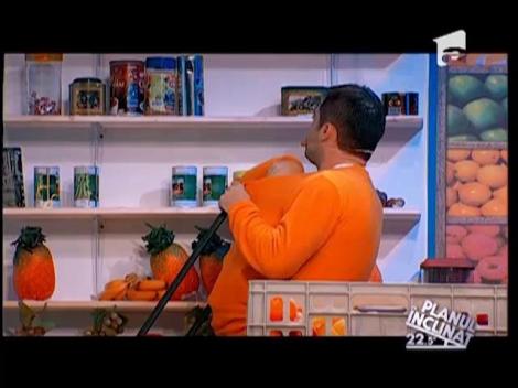 Partea I - Echipa 1, proba "Planul înclinat" - Un evadat la supermarket