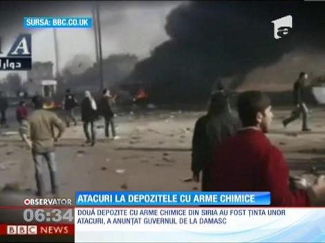 Atacuri la depozitele de arme chimice din Siria