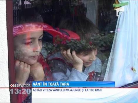 Vânt putenic în toată țara