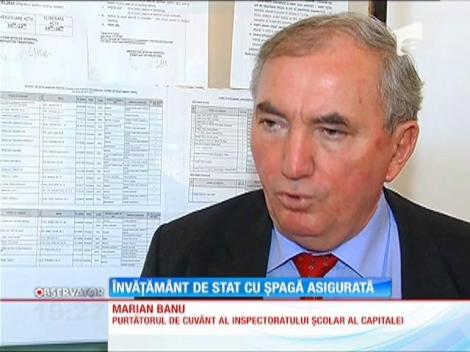 Inspectoratul a descoperit acum ce părinţii reclamă de ani de zile: învăţământul gratuit e pe bani grei