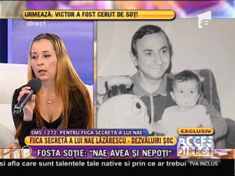 Fosta soţie a lui Nae Lăzărescu: "Nu a avut curaj să le spună socrilor că e tată"