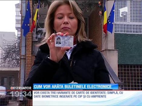 Cum vor arăta buletinele electronice