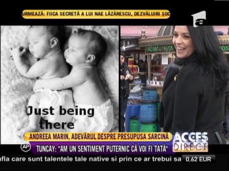 Andrea Marin, adevărul despre presupusa sarcină