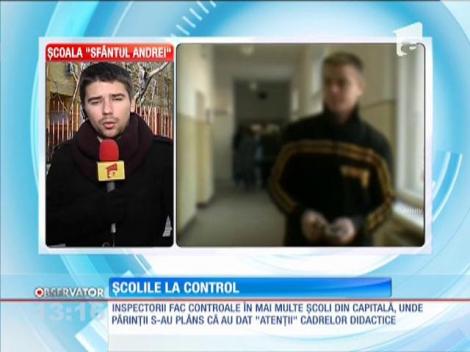 Inspectorii fac controale în mai multe şcoli din Capitală