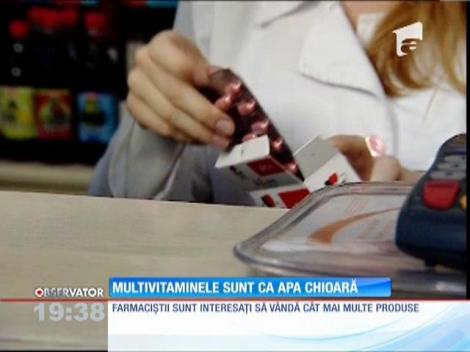 Suplimentele cu multivitamine, doar o impresie