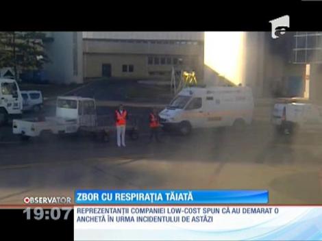 UPDATE / Aterizare cu măştile de oxigen pe Aeroportul Henri Coanda