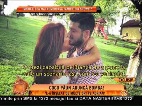 Coco Păun aruncă bomba: "Bianca l-a înşelat de mai multe ori pe Cristea!"