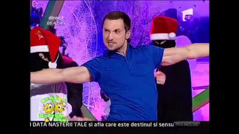 Moment incendiar la ”Neatza”. Dani Oțil a dansat breakdance!