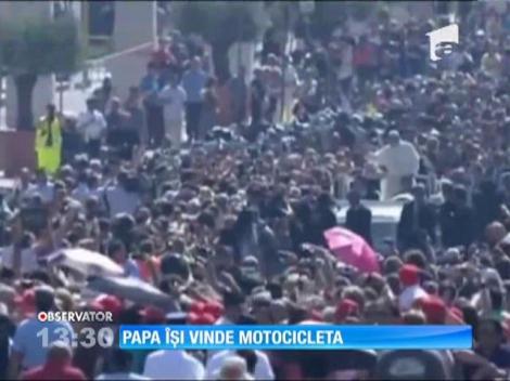Papa Francisc îşi vinde motocicleta marca Harley Davidson