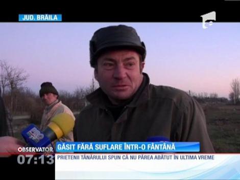 Un tânăr de 27 de ani a fost găsit fără suflare lângă o comună din judeţul Brăila