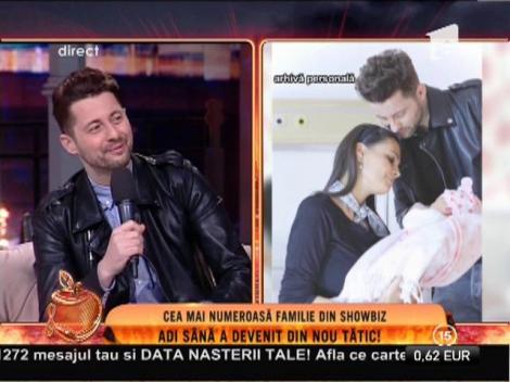 Adi Sîna a devenit din nou tătic! Anca Serea a născut o fetiță!